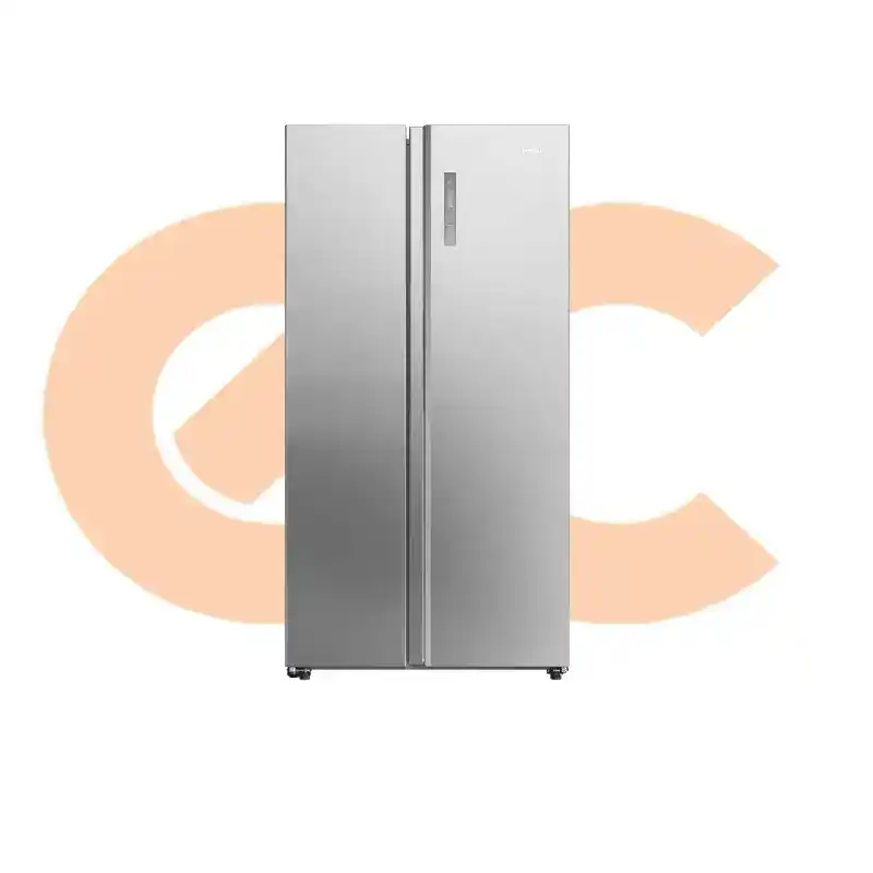 Best-Selling ثلاجة هاير Side X Side ديجيتال انفرتر سيلفر HRF-768SDSM | Available Now at EHAB Center Home Appliances