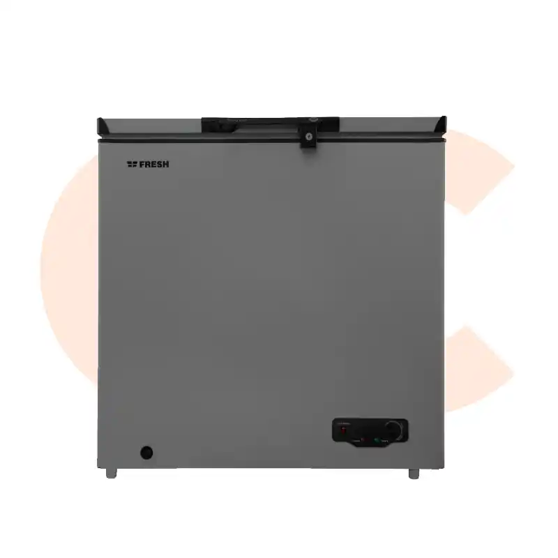 Best-Selling ديب فريزر افقي فريش دي فروست فريش 107 لتر سلفر موديل FDF-130 | Available Now at EHAB Center Home Appliances