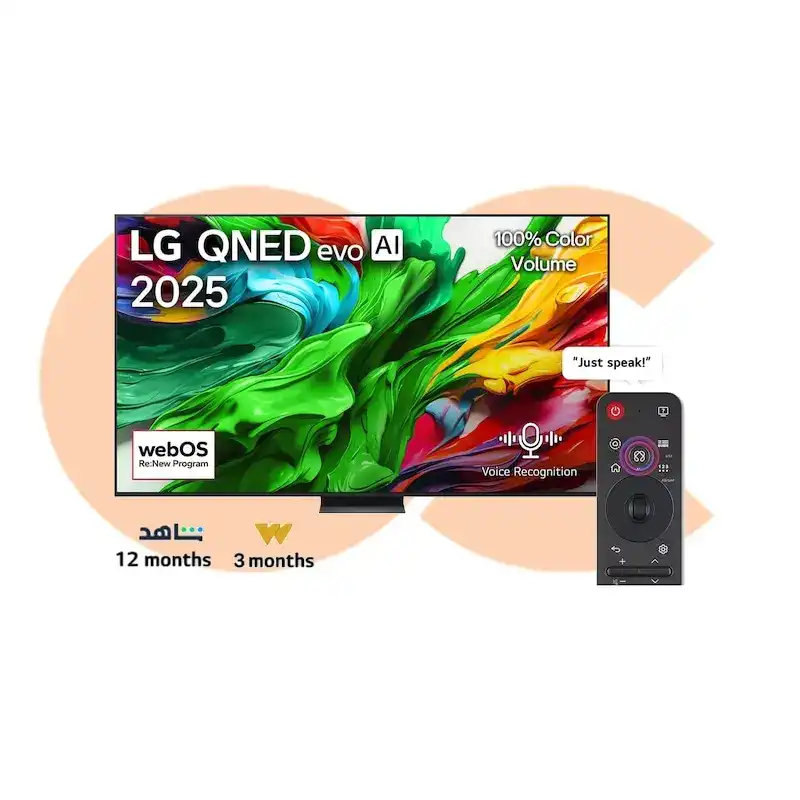 Best-Selling تلفزيون إل جي 100 بوصة QNED evo Mini LED 4K 144Hz VRR AI Smart Magic Remote – 100QNED86A6 | Available Now at EHAB Center Home Appliances