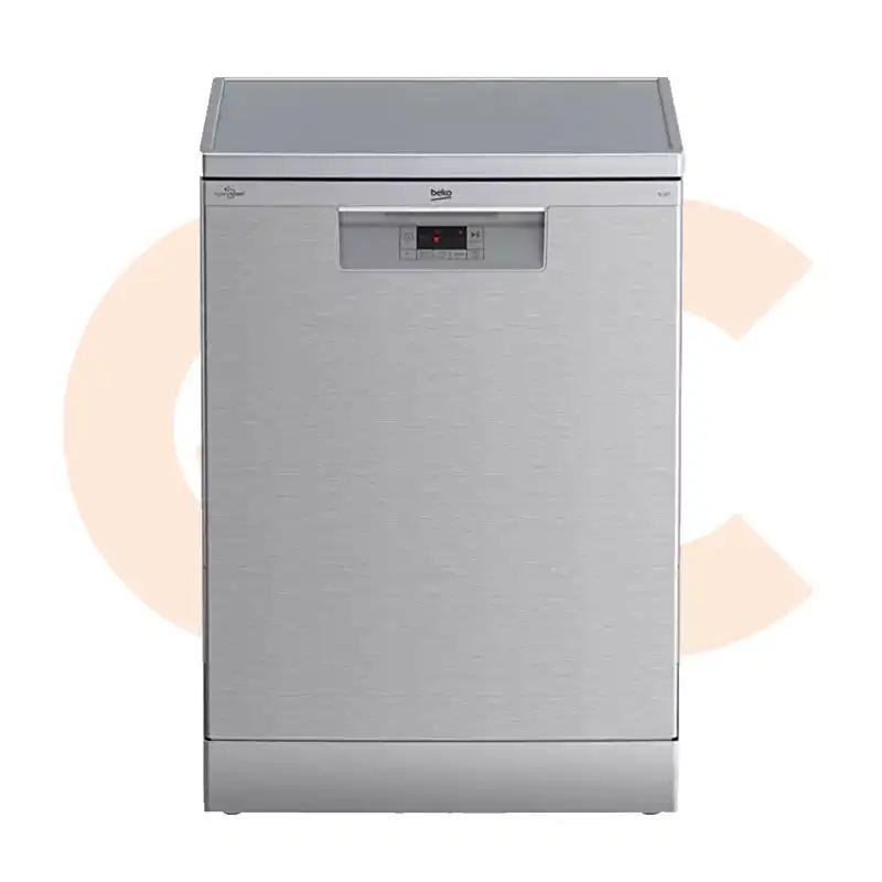 Best-Selling غسالة اطباق بيكو 14فرد 5 برامج 60سم تعقيم سلفر موديل BDFN15420S | Available Now at EHAB Center Home Appliances