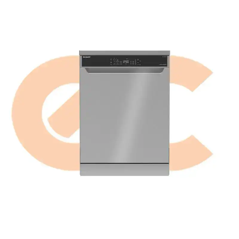 Best-Selling غسالة اطباق شارب 15 فرد 8 برنامج انفرتر ديجيتال سيلفر QW-V815A-SS | Available Now at EHAB Center Home Appliances