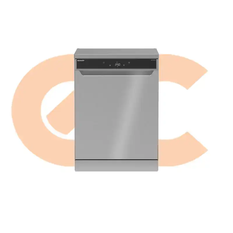 Best-Selling غسالة اطباق شارب 15 فرد ديجيتال سيلفر QW-V1015A-SS | Available Now at EHAB Center Home Appliances
