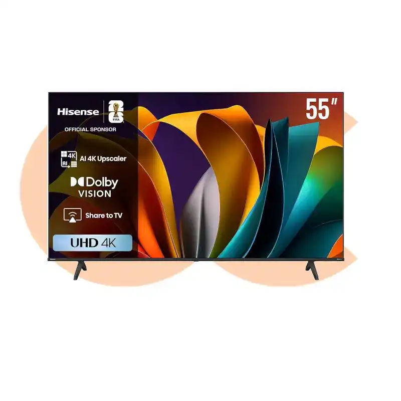 Best-Selling شاشة هايسنس 55 بوصة UHD سمارت LED – موديل 55A6N | Available Now at EHAB Center Home Appliances