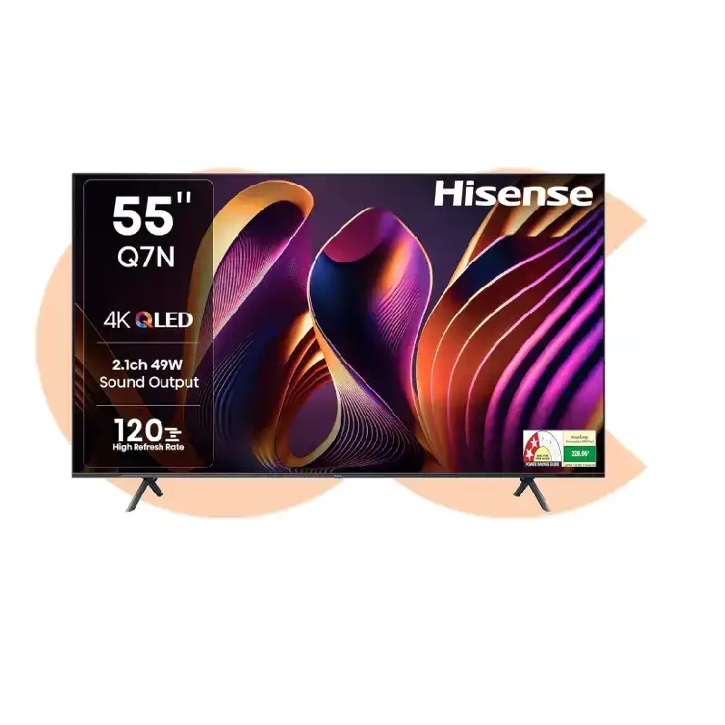 Best-Selling شاشة هايسنس 55 بوصة UHD QLED سمارت – موديل 55Q7N | Available Now at EHAB Center Home Appliances