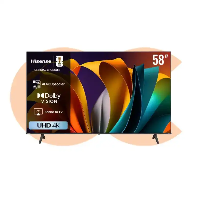 Best-Selling شاشة هايسنس 58 بوصة UHD سمارت LED – موديل 58A6N | Available Now at EHAB Center Home Appliances