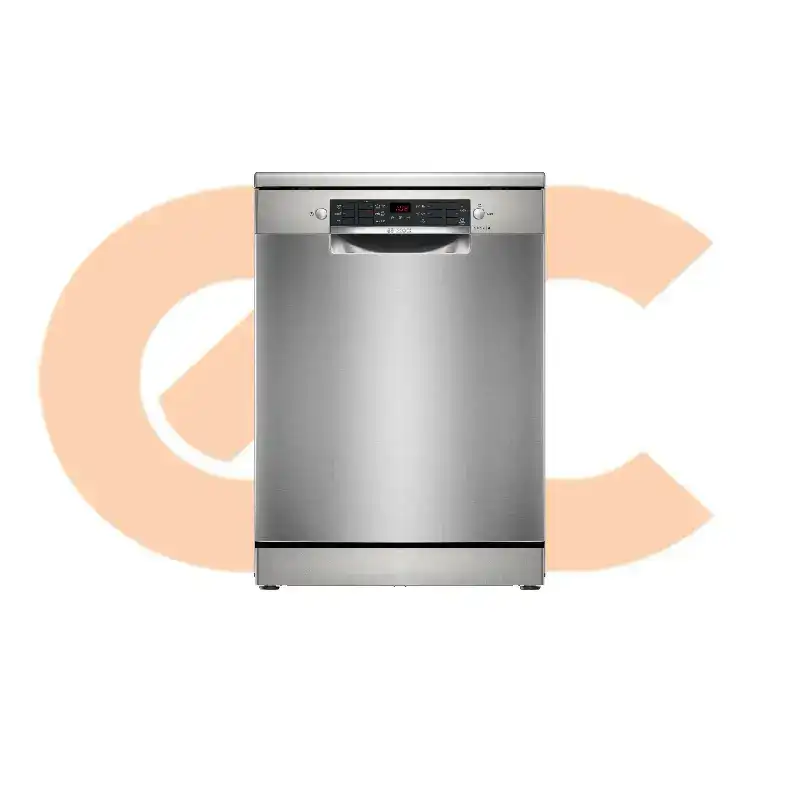 Best-Selling غسالة اطباق بوش 60سم شاشة ديجيتال سيلفر اينوكس SMS46NI01Q Series4 anti-fingerprint | Available Now at EHAB Center Home Appliances