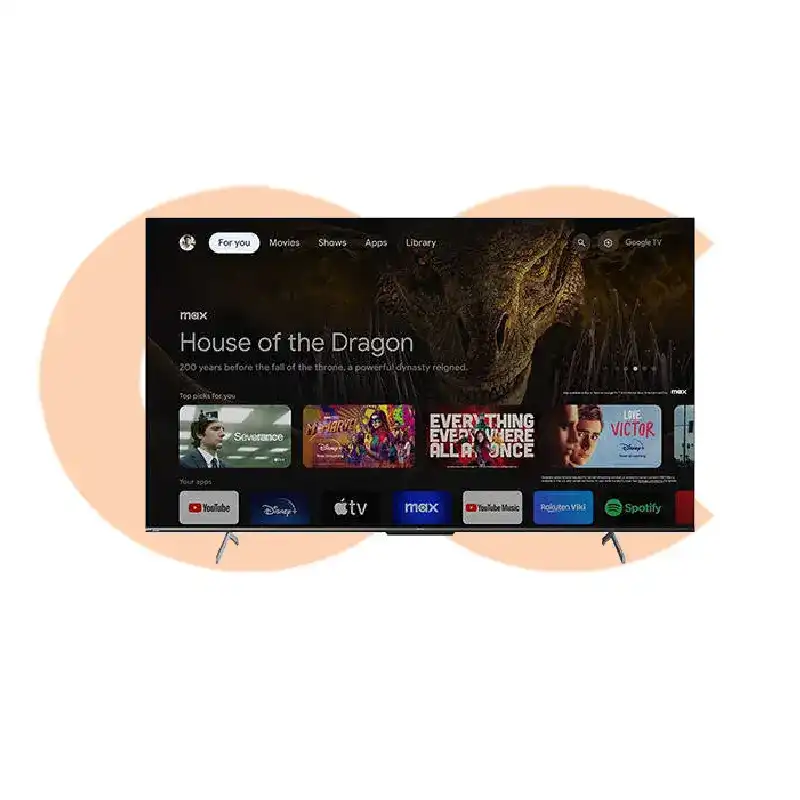 Best-Selling تلفزيون شارب 75 بوصة 4K Frameless Built-In Receiver – 4T-C75FN6EX | Available Now at EHAB Center Home Appliances