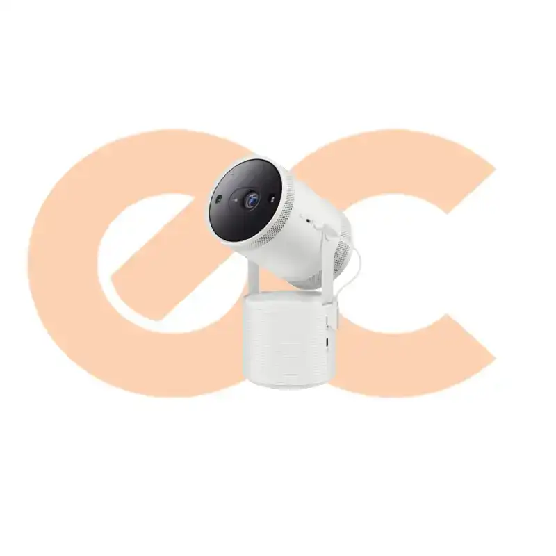 Best-Selling سامسونج ذا فري ستايل بروجكتور محمول الجيل الثاني، لون أبيض موديل LFF3C | Available Now at EHAB Center Home Appliances