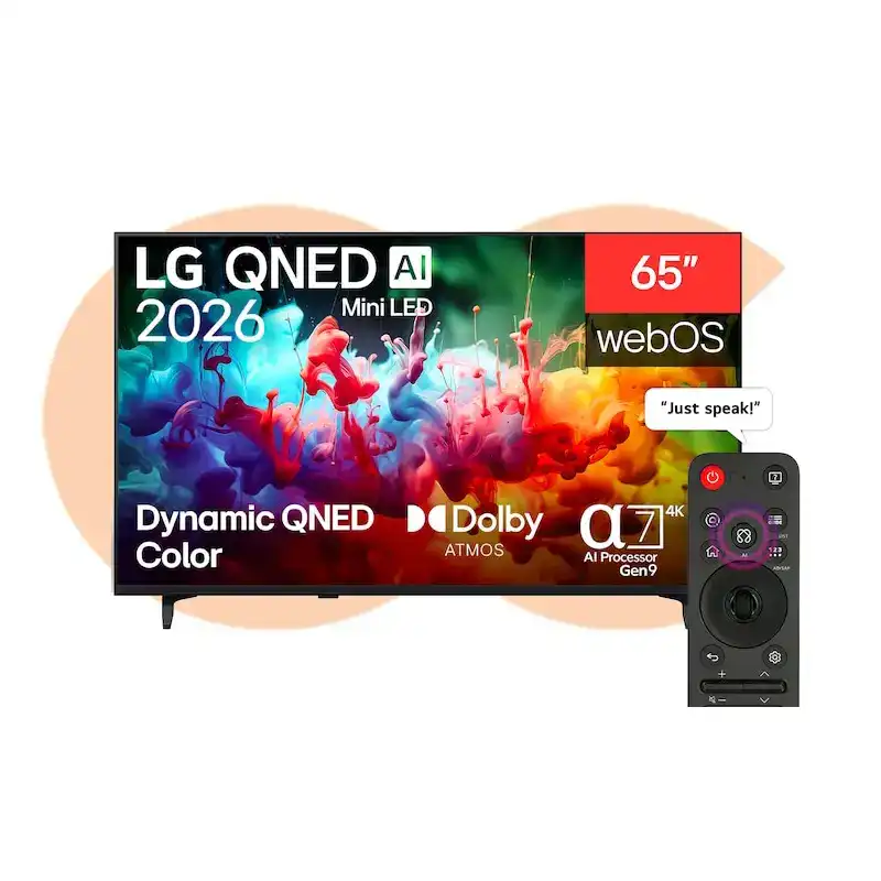 Best-Selling شاشة إل جي QNED AI QNED70 Mini LED 4K سمارت، 65 بوصة – موديل 65QNED70B6T | Available Now at EHAB Center Home Appliances