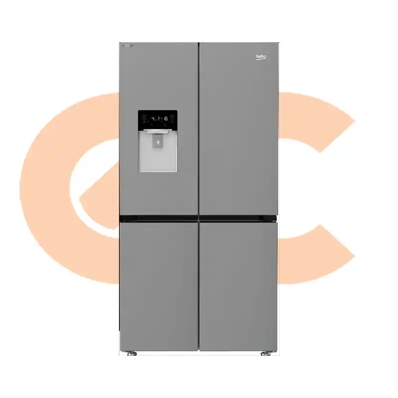 Best-Selling ثلاجة بيكو 565 لتر انفرتر ديجيتال بالحنفية 4 أبواب فضي موديل GNE134626ZXH | Available Now at EHAB Center Home Appliances