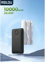 POWER BANK RSILOU 10000 CABLE TYPE-C TO LIGHTNING DIGITAL 22.5W (R1023-001)