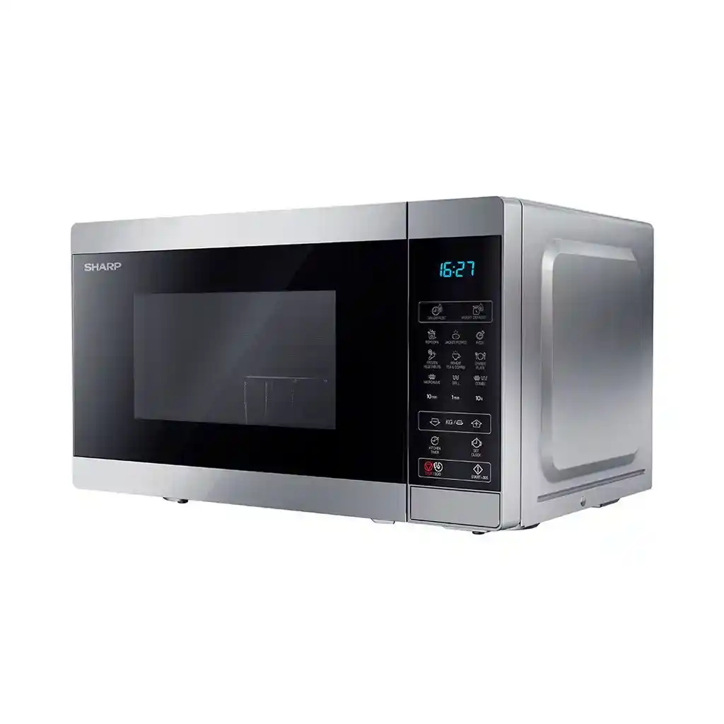 ميكروويف شارب شواية 25 لتر 900 وات 6 قوائم سيلفر R-250MGR-SL2