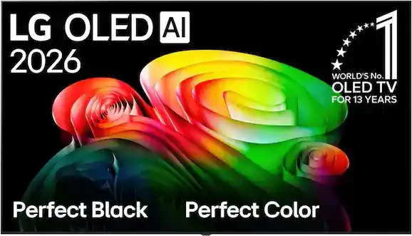 شاشة ال جي 55 بوصة سمارت 4K OLED AI بدون فريم 55B66LA - رسيفر داخلي