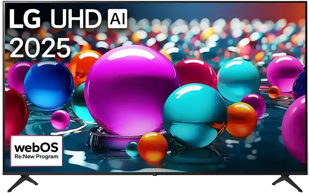 شاشة ال جي 75 بوصة سمارت 4K UHD LED AI 75UA85506LA  - رسيفر داخلي