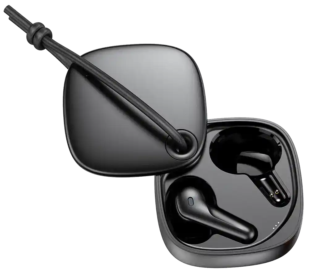 سماعة ايربودز Choetech TWS True، بلوتوث 5.3، مقاومة للماء، شحن سريع، أسود، BH-T18-BK