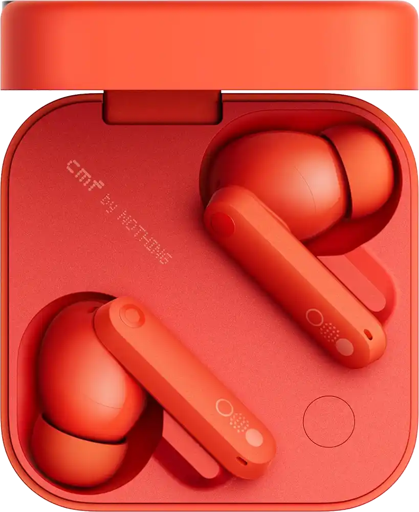 سماعات أذن لاسلكية CMF Buds Pro2، بلوتوث 5.3، إلغاء الضوضاء، مقاومة للماء، برتقالي، B172