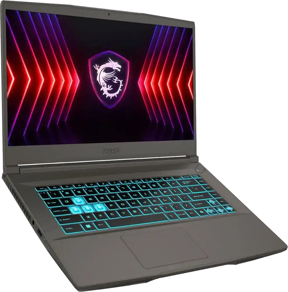لابتوب MSI Thin 15 B13UC-3469XEG- انتل كور i7 13620H- رامات 16 جيجا- 512GB SSD- كارت شاشة NVIDIA GeForce RTX 3050 4GB- شاشة FHD 15.6 بوصة- DOS- رمادي