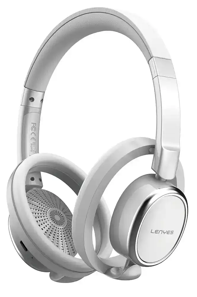 سماعات رأس لينيس LH32 لاسلكية بلوتوث 6.0 صوت Hi-Fi بطارية تدوم حتى 25 ساعة - فضى