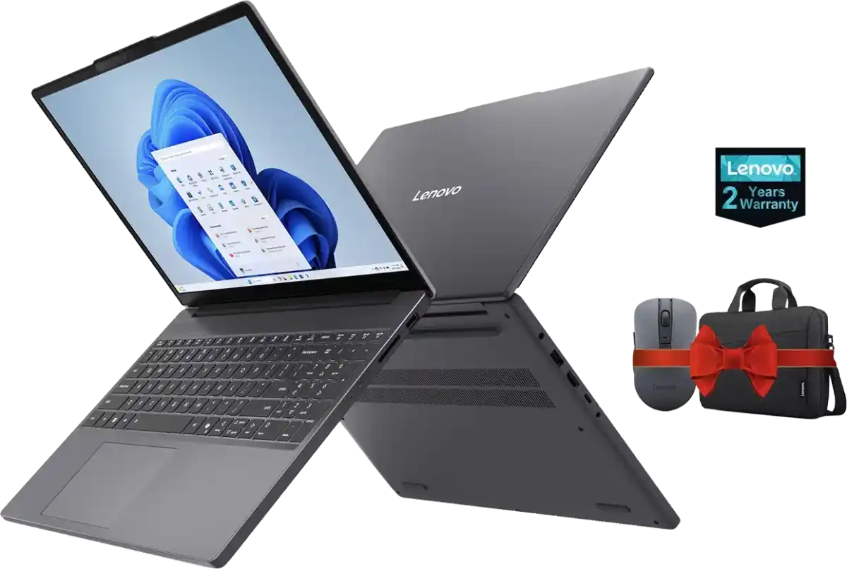 لب توب لينوفو ايديا باد سليم 3 15IRH10 ، انتل كور™I5-13420H ، الجيل الثالث عشر، رامات 16 جيجابايت، هارد ديسك 512 جيجابابت M2 SSD، كارت شاشة مدمجة انتل الترا اتش دي، شاشة 15.3 بوصة WUXGA، رمادي ( ماوس + شنطة لاب هدية )