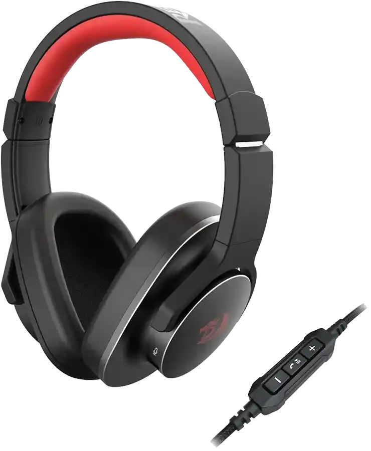 سماعة العاب سلكية ريدراجون H720 ميكروفون مدمج موصل 3.5 ملم + USB - ضمان 6 شهور