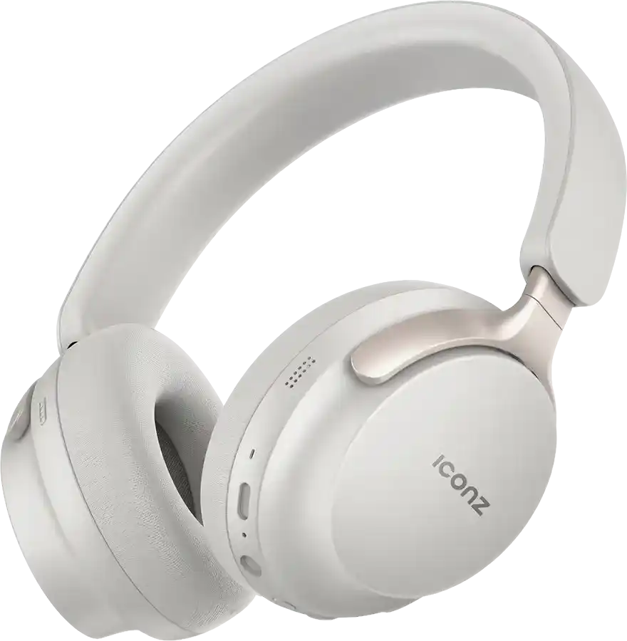 سماعات رأس لاسلكية ايكونز LS-305 مزودة ب ANC - أبيض