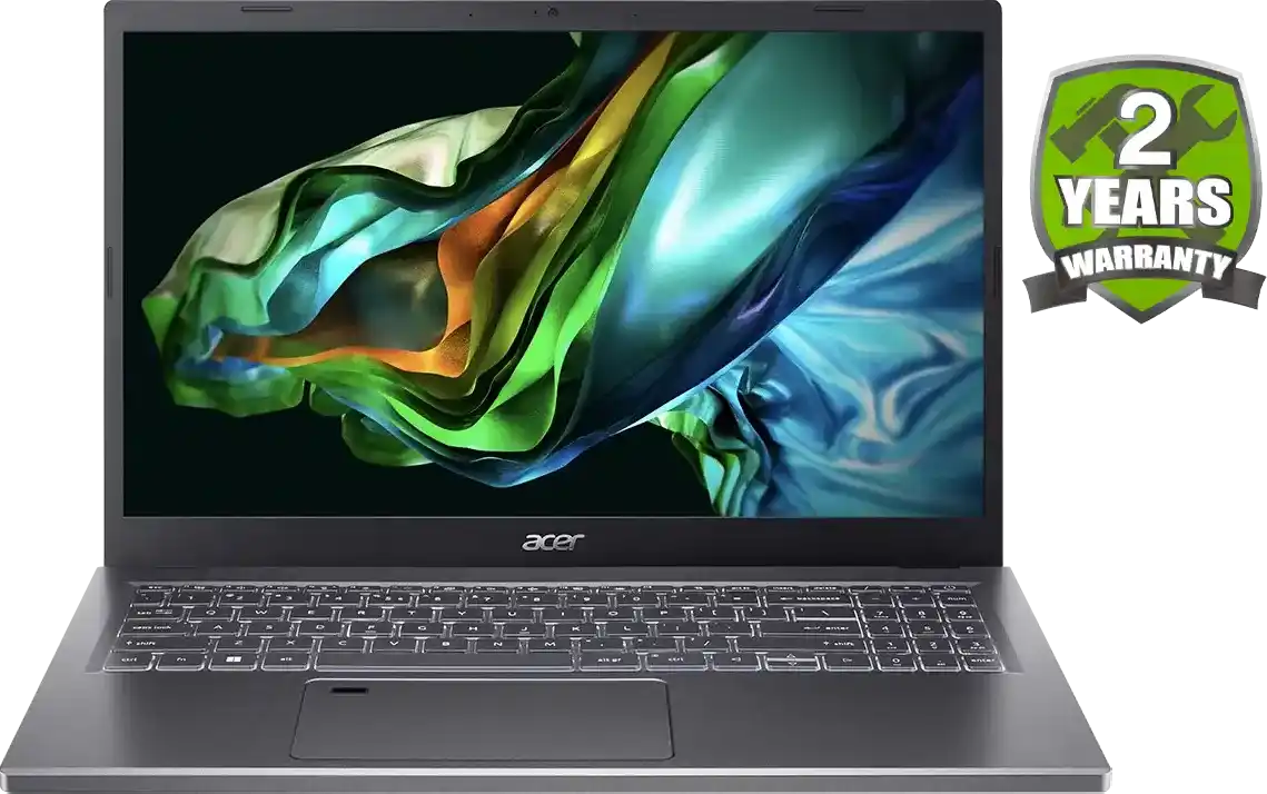 لابتوب ايسر اسباير 5 A515-58M-74RK انتل كور™ I7-13620H رام 8 جيجا هارد 512GB SSD كارت شاشة Intel UHD مدمج شاشة 15.6 بوصة FHD- ويندوز 11- رمادي معدني
