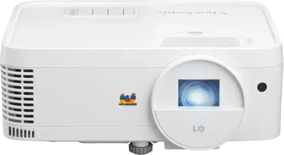 جهاز بروجيكتور فيوسونيك، دقة WXGA، سطوع 3000 لومن، مدخل HDMI، عالي التباين، أبيض، LS500WHE