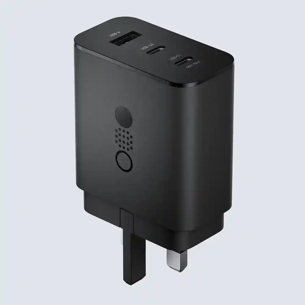 شاحن ناثينج CMF باور 65 واط GaN بثلاثة منافذ (منفذا USB-C ومنفذ USB-A)