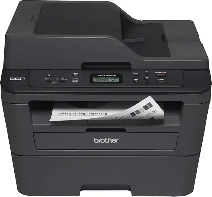 طابعة ليزر لاسلكية احادية اللون متعددة الاستخدامات براذر ، اسود - DCP-L2540DW