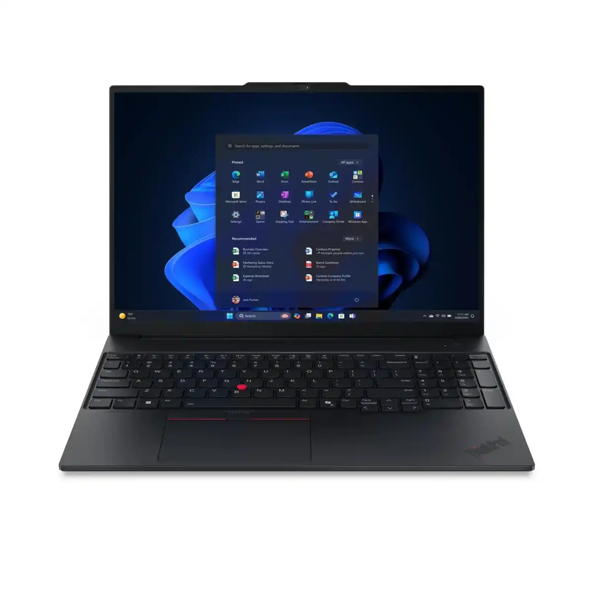 لابتوب LENOVO ThinkPad E16 Gen 3 - معالج Intel Core Ultra 7 255H، ذاكرة 16GB DDR5، قرص 512GB SSD، رسوميات Intel Arc، شاشة 16 بوصة WUXGA، بدون نظام تشغيل