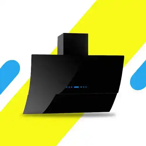 شفاط ديكوري زجاجي بيورتي – 90 سم، قوة شفط 1000 م³/ساعة - موديل - AUTO SMART BL