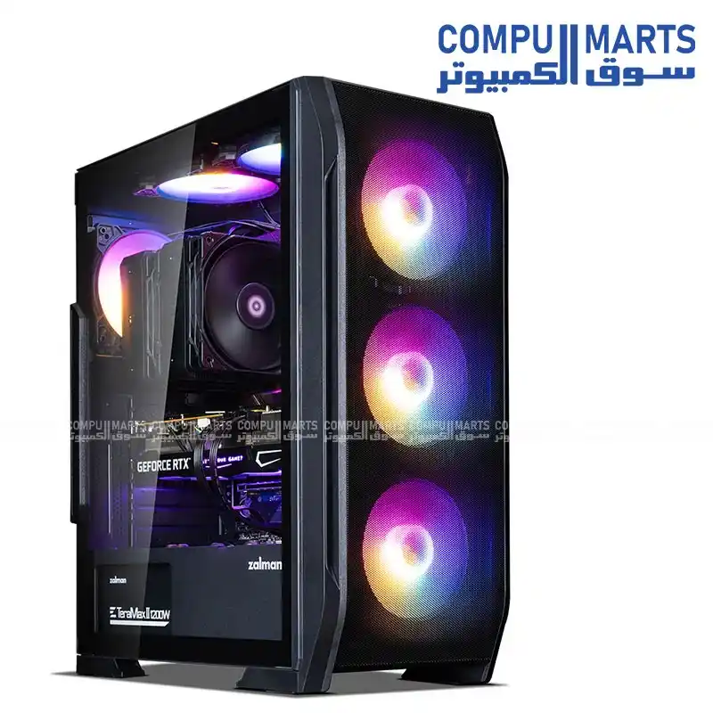 ZALMAN N7 PLUS V2 ATX Mid Tower Case RGB Fans Tempered Glass High Airflow – 1 Year Warranty