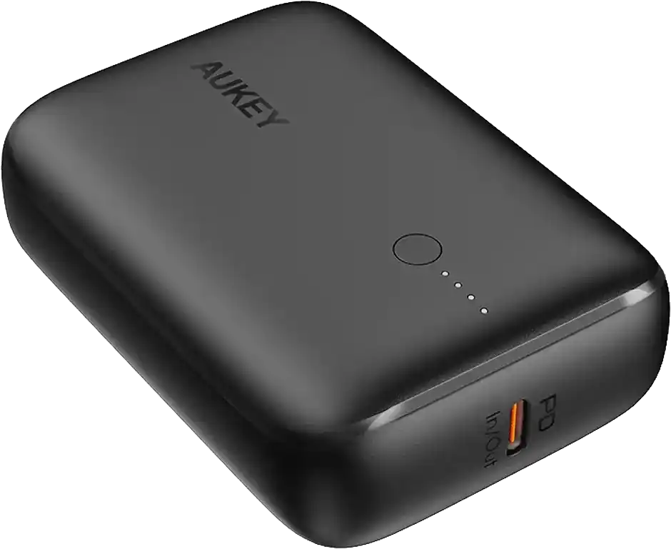 باور بانك اوكاي BASIX MINI PB-N83S سعة 10000 مللي امبير20 وات 1 منفذ - اسود