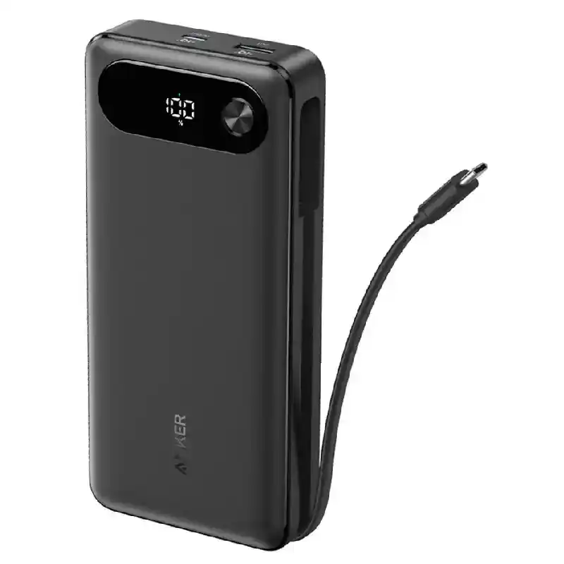 انكر 20000 مللي أمبيرباور بانك، 87 واط، كابل USB-C مدمج، A1383H11