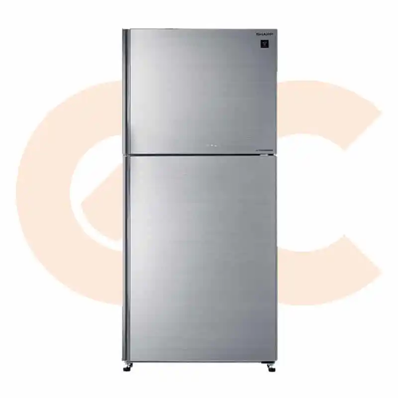 Best-Selling ثلاجة شارب 480 لتر انفرتر ديجيتال 2 باب فضي موديل SJ-GV63G-SL | Available Now at EHAB Center Home Appliances