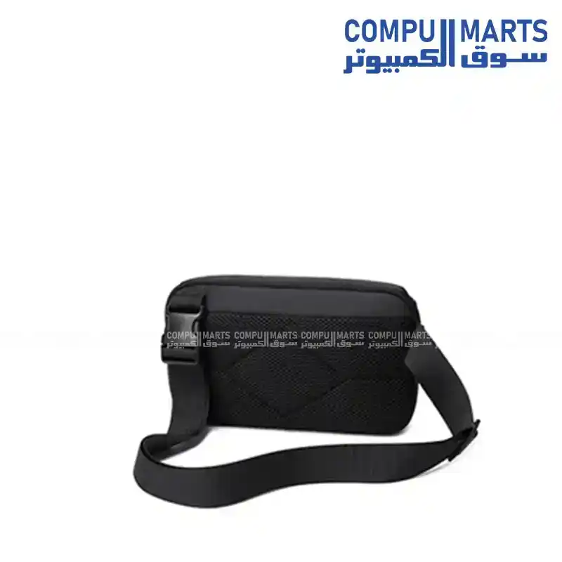 Golden Wolf GXB00129 Black Crossbody Bag