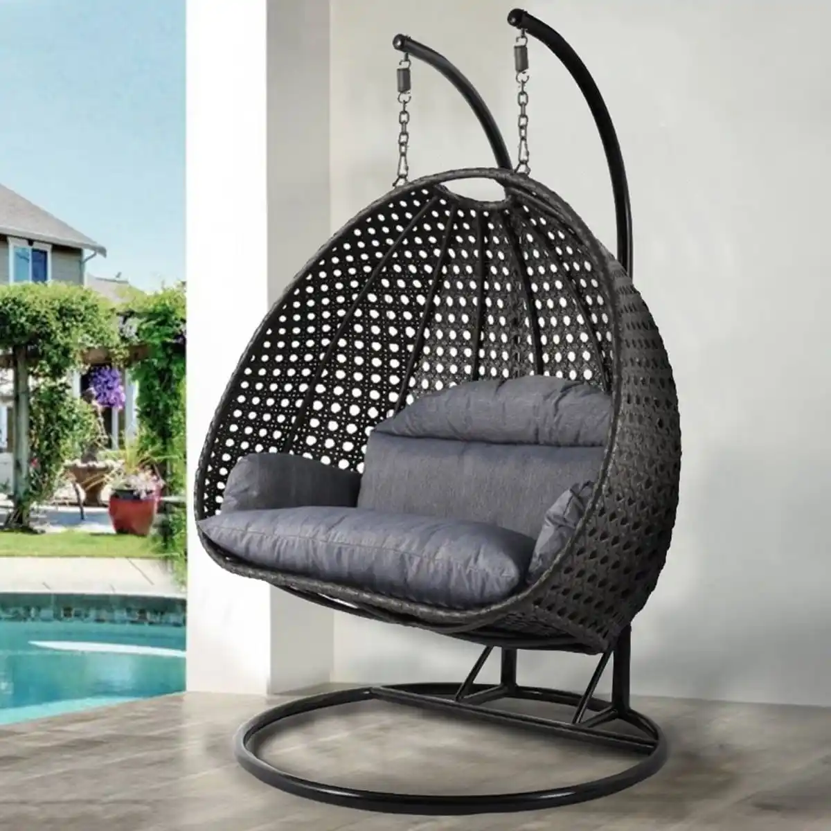 Double Hanging Chair-Brown - ETH.B.2