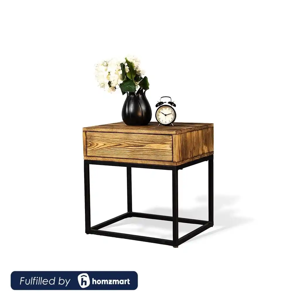 كومود ستيل أسود - 50 × 50 × 40 سم