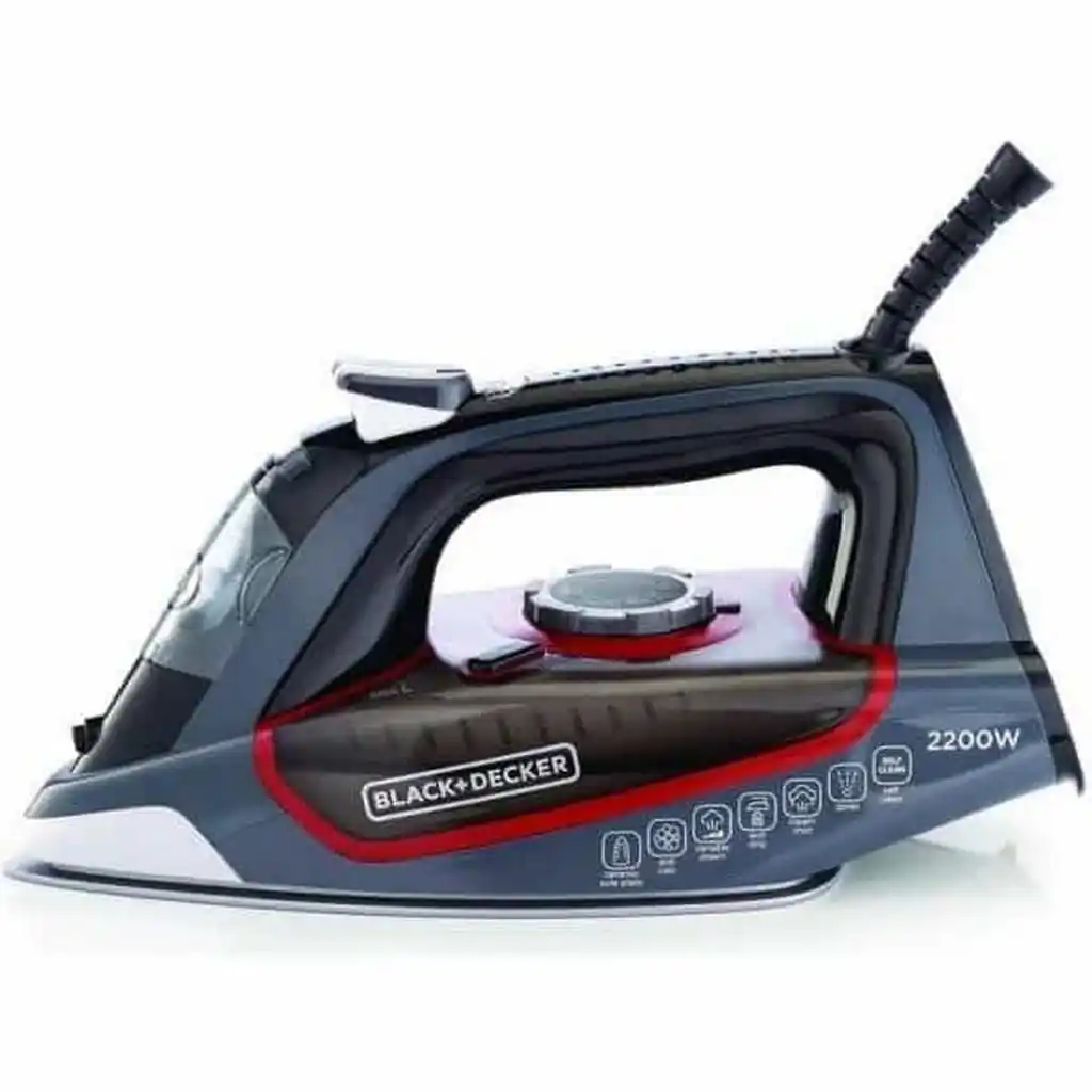 مكواة بخار بلاك اند ديكر 2200 وات متعددة الألوان- X2050-B5