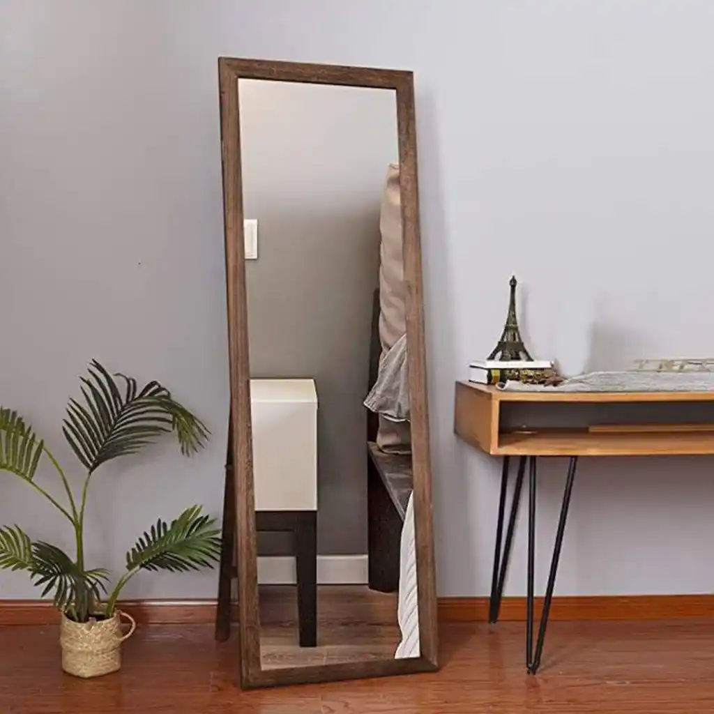 مرايا أرضية 175x60x5 سم - بني