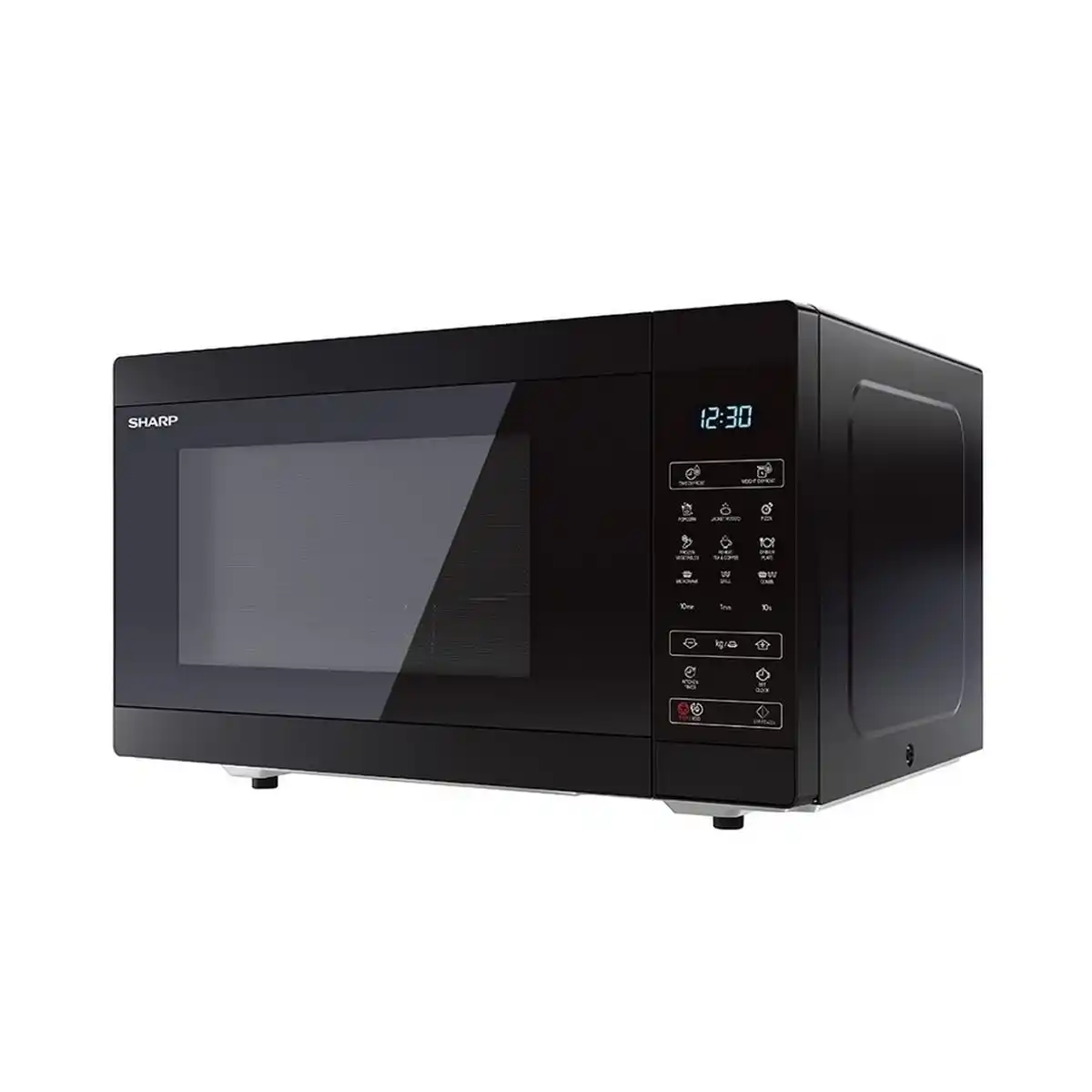 ميكروويف شارب شواية 25 لتر 900 وات 8 قوائم أسود - R-250MGR-BK2
