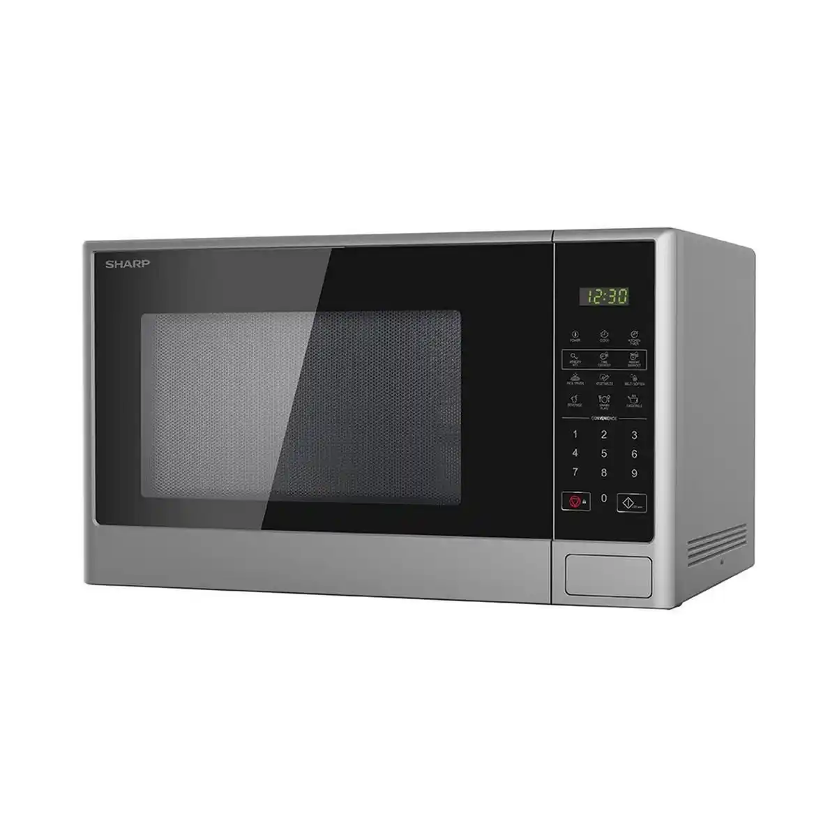 ميكروويف شارب سولو 28 لتر 1100 وات 9 قوائم فضي - R-280 CR-S