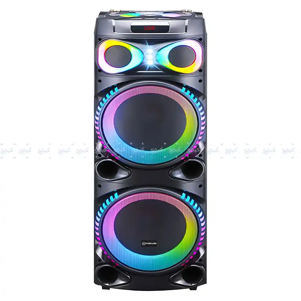 سبيكر فوفو متنقل Party RGB 1.0 مع مايك V-1210