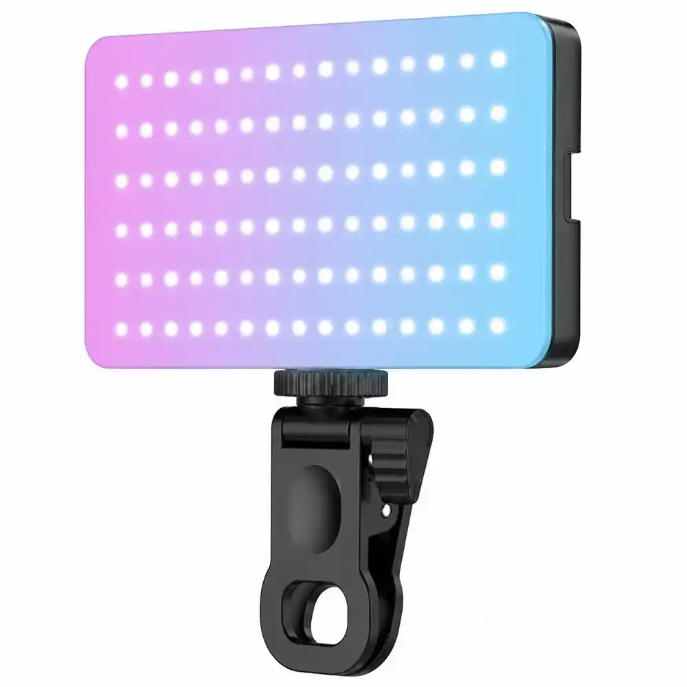 رينج لايت LED مشبك موبايل بلوكاما U160 PRO RGB