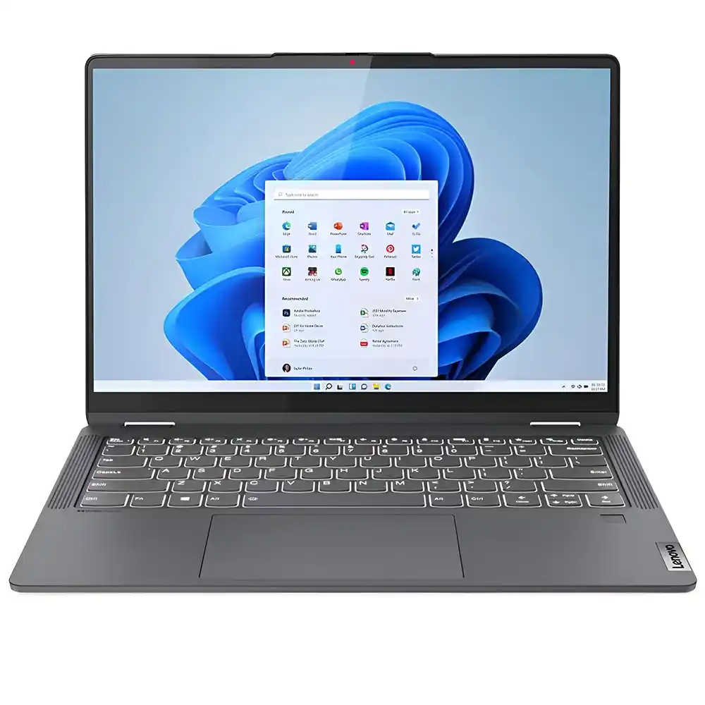 لاب توب لينوفو  IdeaPad Flex 5 14IAU7 (انتل كور i3-1215U - رام 8 جيجابايت - هارد 256 جيجابايت M.2 NVMe - انتل UHD  جرافيكس - شاشة 14.0 بوصة 60 هرتز WUXGA IPS - ويندوز 11) - رمادي داكن