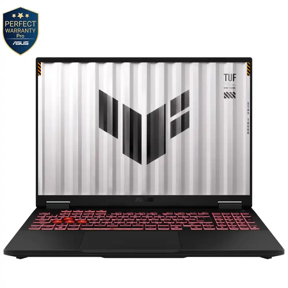 لاب توب اسوس جيمنج TUF Gaming A16 FA608PM-RV169W (اي إم دي رايزن 9 8940HX - رام 16 جيجابايت - هارد 1 تيرابايت M.2 NVMe - نفيديا 8 جيجابايت RTX 5060 - شاشة 16.0 بوصة 165 هرتز WUXGA IPS - ويندوز 11)