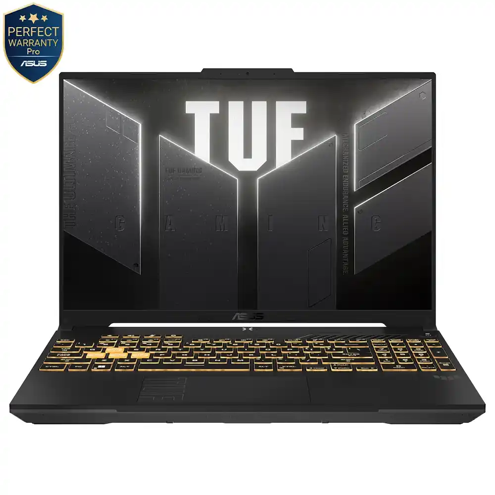 لاب توب اسوس جيمنج TUF Gaming F16 FX607VU-RL167W (انتل كور 7-240H - رام 16 جيجابايت - هارد 512 جيجابايت M.2 NVMe - نفيديا 6 جيجابايت RTX 4050 - شاشة 16.0 بوصة 144 هرتز WUXGA IPS - ويندوز 11) - رمادي داكن
