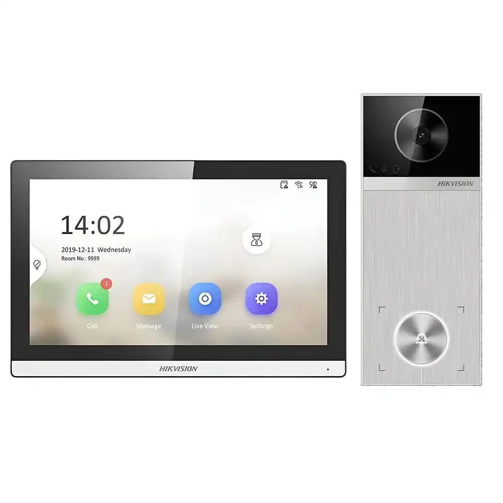 انتركم للاتصال الداخلي عبر الفيديو IP هيكفيجن DS-KIS611-S