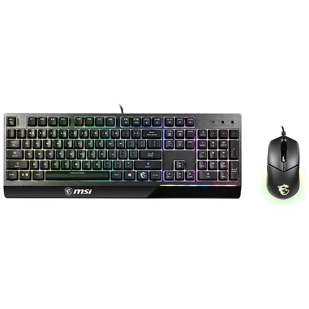 كيبورد + ماوس ام اس اى سلكي RGB جيمنج سويتش Plunger كومبو إنجليزي Vigor GK30