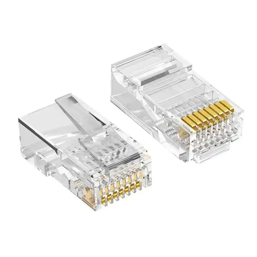 آر جي 45 بلاستيك بوينت 100 قطعه Cat6 UTP